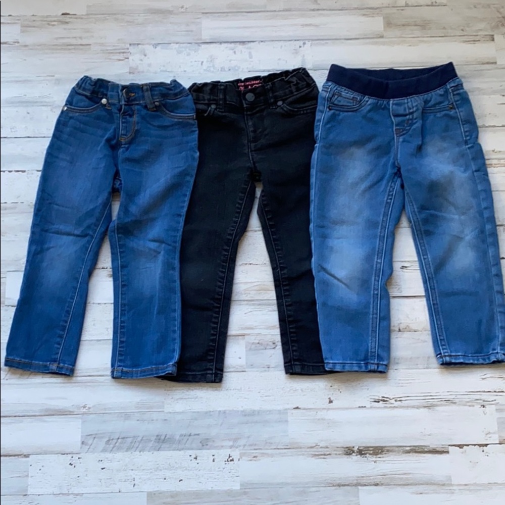 Girls 3T Jeans/Jeggings (set of 3) GUC